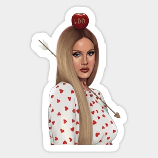 Lana Bow Apple LDR Sticker